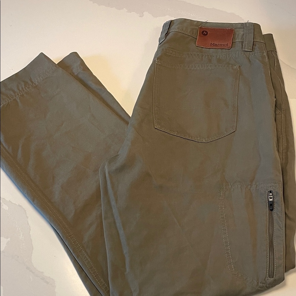 Marmot Men's Olive Pants 32”